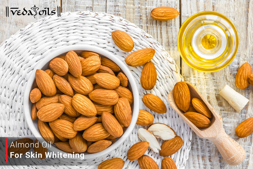 Almond Oil For Skin Whitening Benefits & How To Use VedaOils