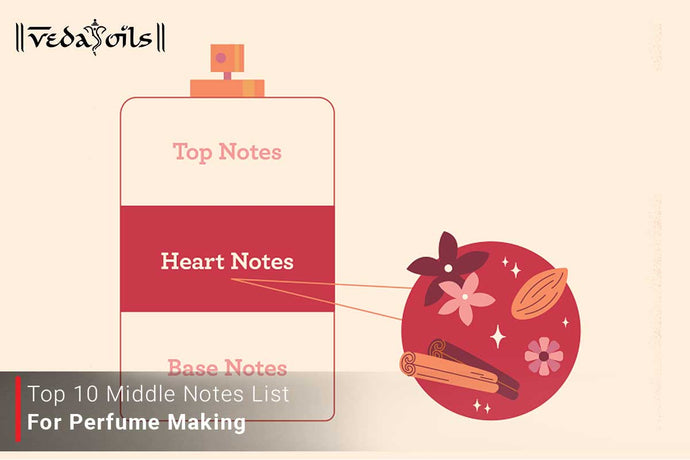 Top 10  Middle or Heart Base Notes List For Perfume Making