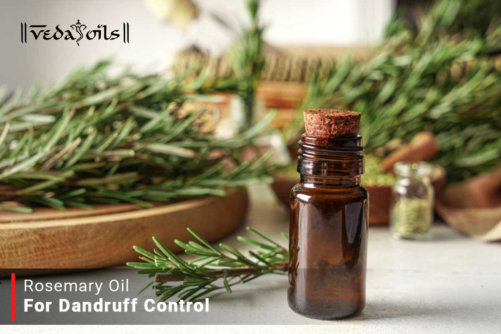 Rosemary Oil For Dandruff Control Flake Free Scalp VedaOils