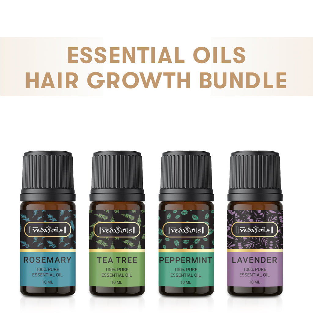 Buy Essential Oils for Hair Growth Bundle Online at Best Price VedaOils