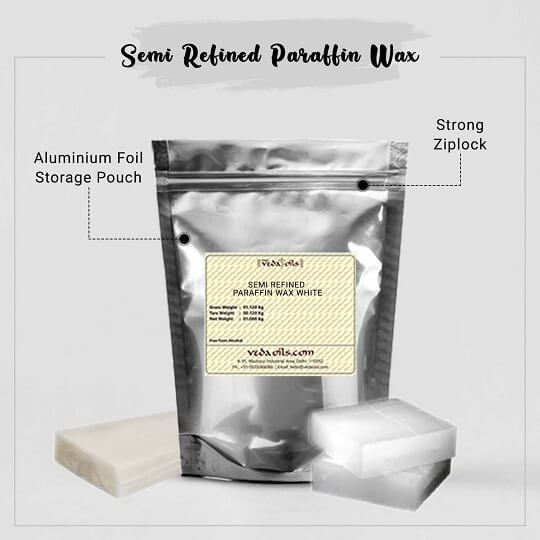 Semi Refined Paraffin Wax - White