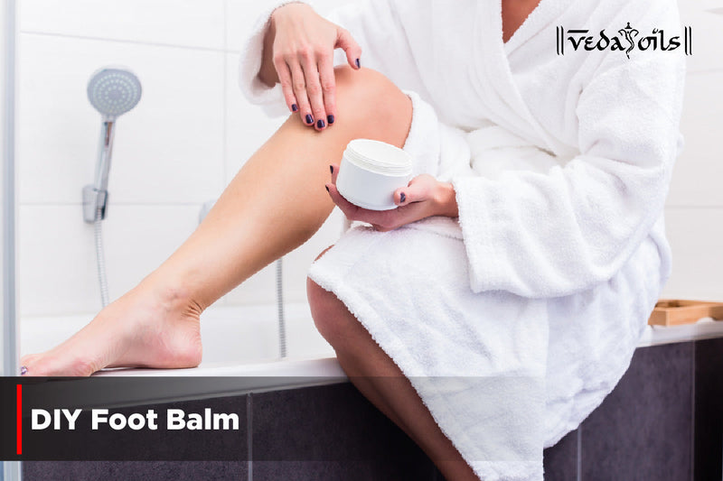 DIY Foot Balm Cracked Heels - Make Your Own Recipe