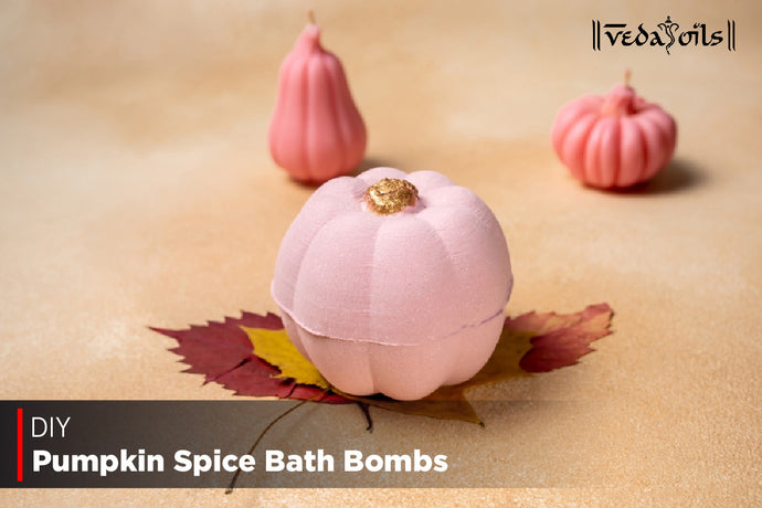 DIY Pumpkin Spice Bath Bombs -  Make in Easy 9 Steps