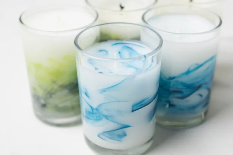 How to Make Marble Candles | DIY Marble Pillar Candle