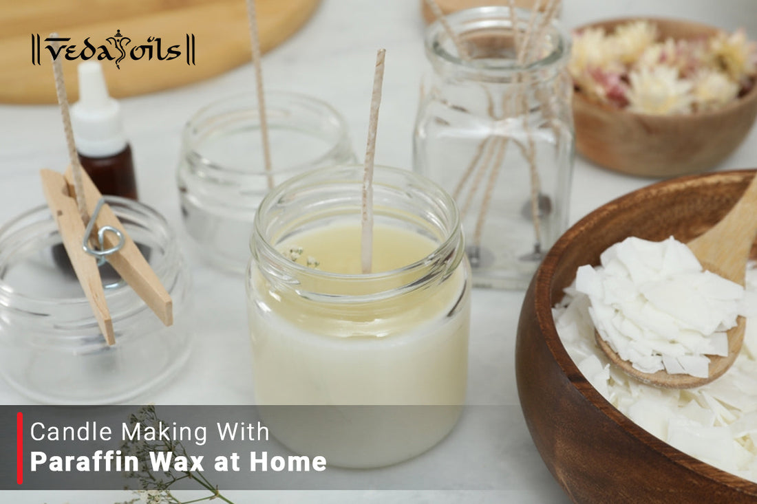 Candle Making With Paraffin Wax at Home Featured