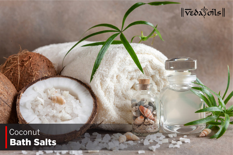 Homemade Coconut Bath Salts