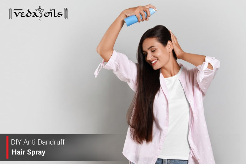 DIY Anti-Dandruff Hair Spray - Get Rid of Dandruff Naturally