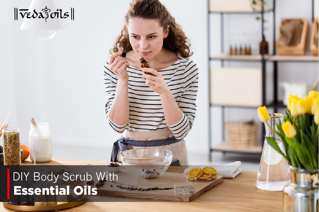 DIY Body Scrub With Essential Oils