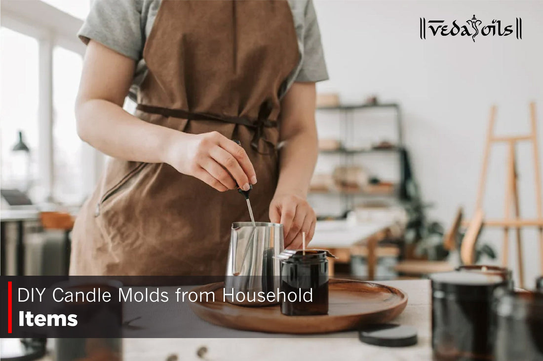 candle molds from household items