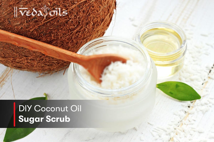 Homemade Coconut Oil Sugar Scrub - Make Your Own at Home