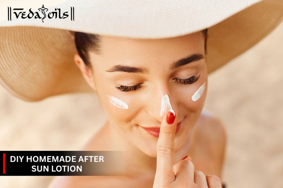 DIY Homemade after sun lotion