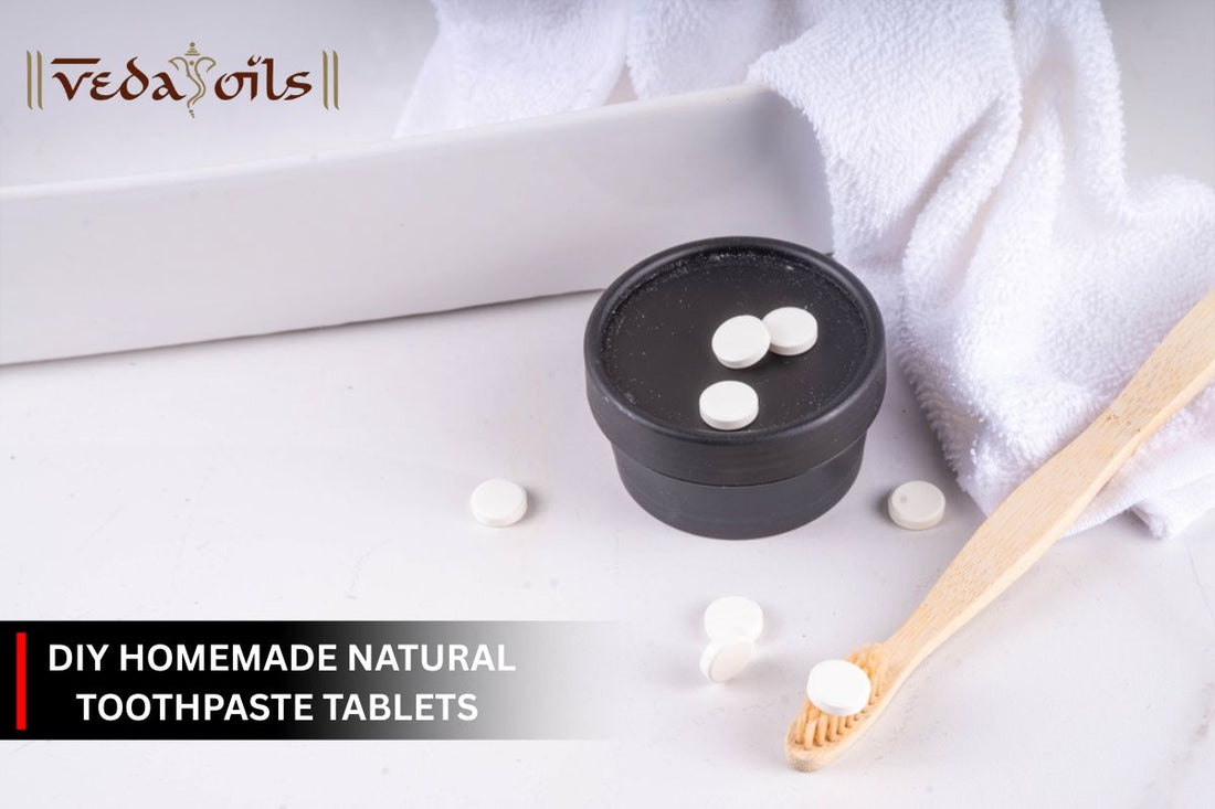 DIY Homemade Natural Toothpaste Tablets Recipe