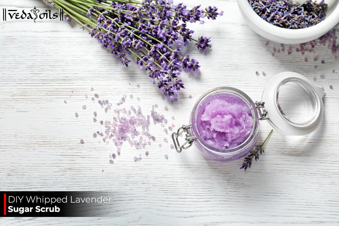 DIY Whipped Lavender Sugar Scrub