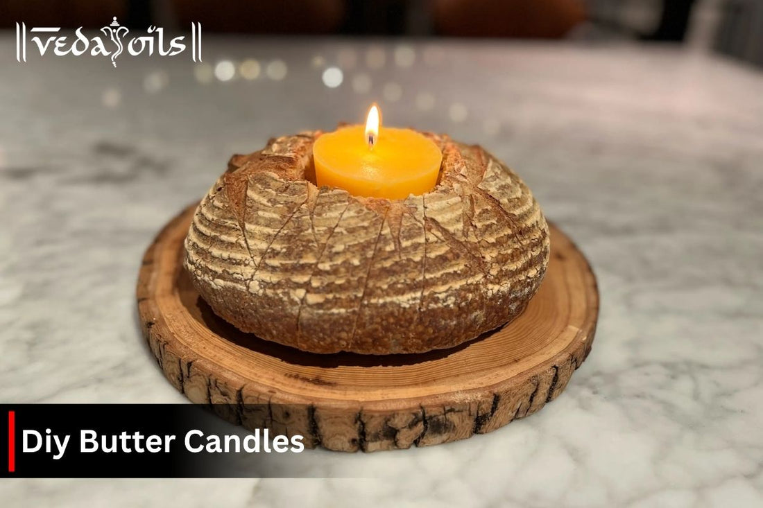 DIY butter candles