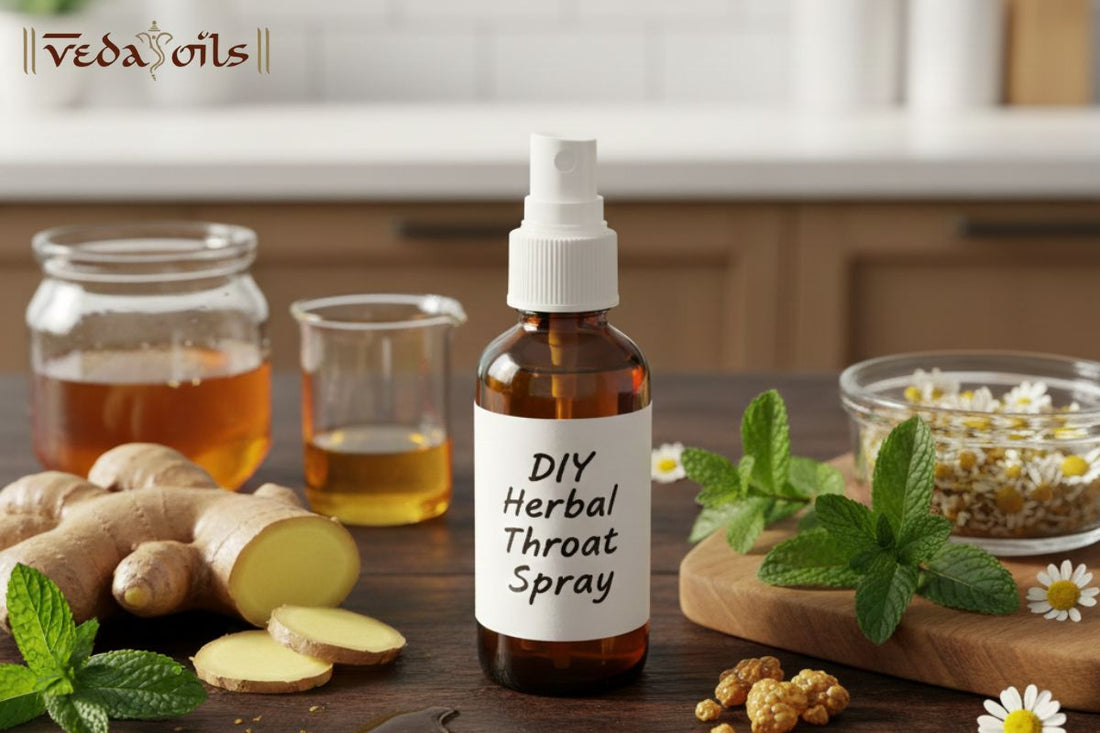 DIY Herbal Throat Spray