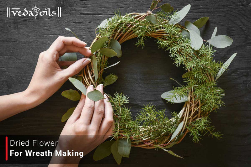 Dried Flower For Wreath Making - How to Make Dried Floral Wreath at Home?