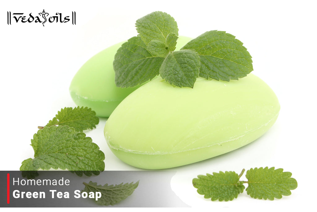Homemade Green Tea Soap Matcha Green Tea Soap Recipe VedaOils