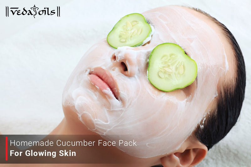 Homemade Cucumber Face Packs