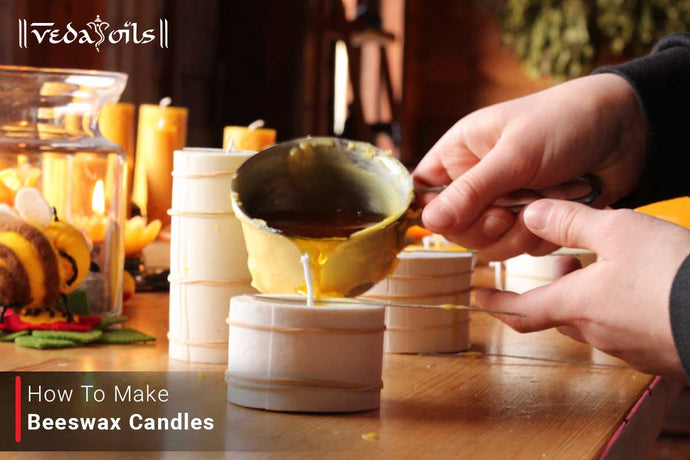 How To Make Beeswax Candles At Home | Easy DIY Recipe