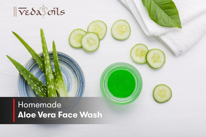 Homemade Aloe Vera Face Wash - Natural Cleanser