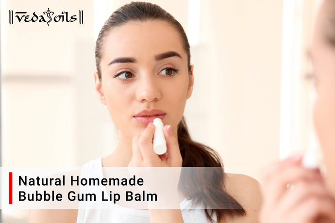 Bubble Gum Lip Balm Recipe | Homemade DIY Bubble Gum Lip Balm