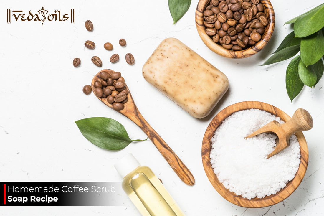 Homemade Coffee Scrub Soap Recipe for Face & Body Care