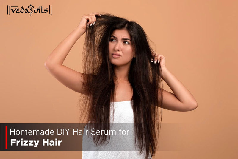 Homemade Hair Serum for Frizzy Hair- DIY Anti Frizz Serum