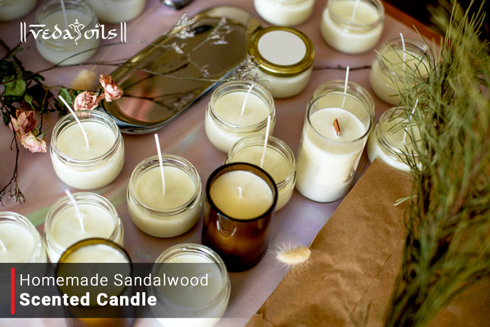 Homemade Sandalwood Scented Candle - Benefits & DIY Recipe