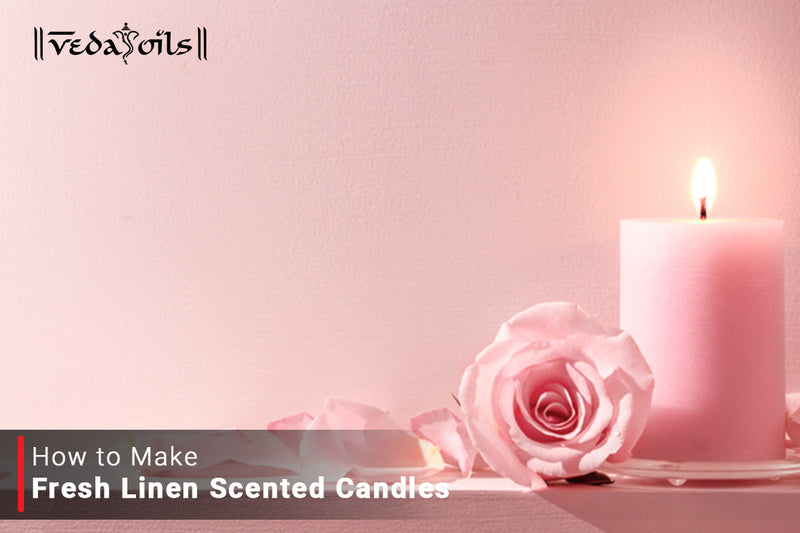 How To Make Fresh Linen Scented Candles | Easy Handmade DIY