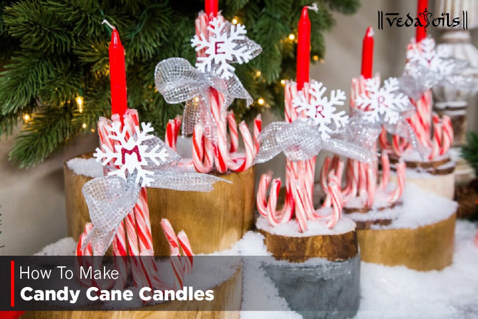 Easy Homemade DIY Candy Cane Candle Recipe