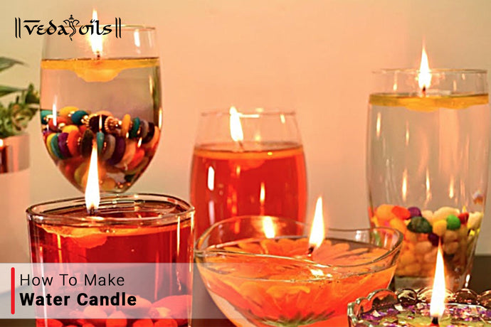 How To Make Water Candle | DIY Water Floating Candle