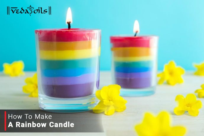 How To Make A Rainbow Candle at Home