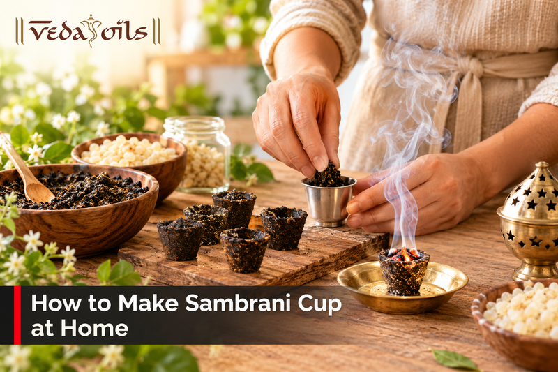 How to Make Sambrani Cup at Home