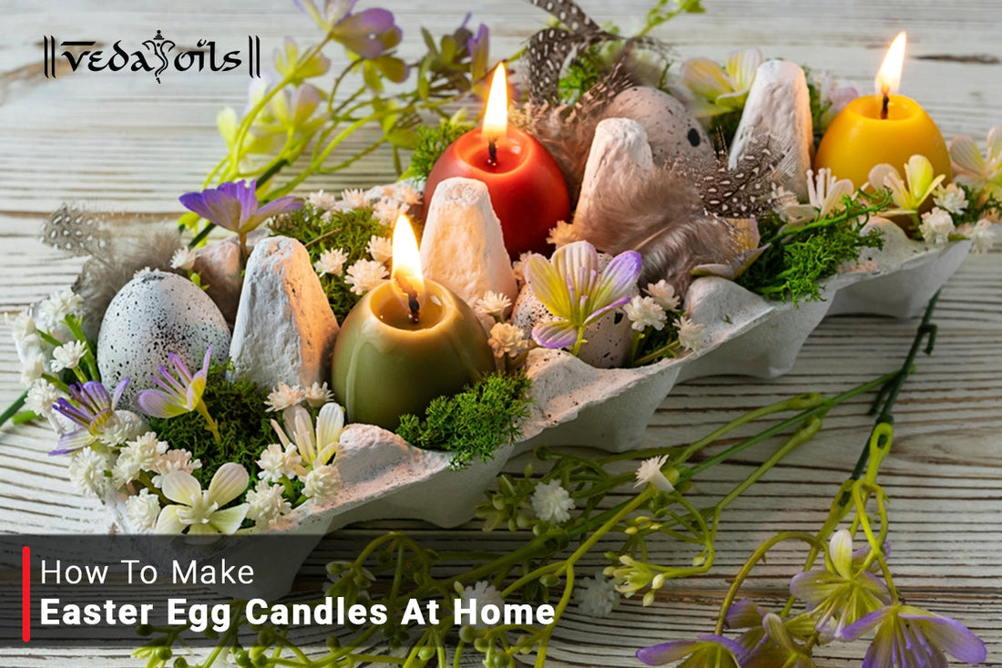 How to make Easter Egg Candles at Home