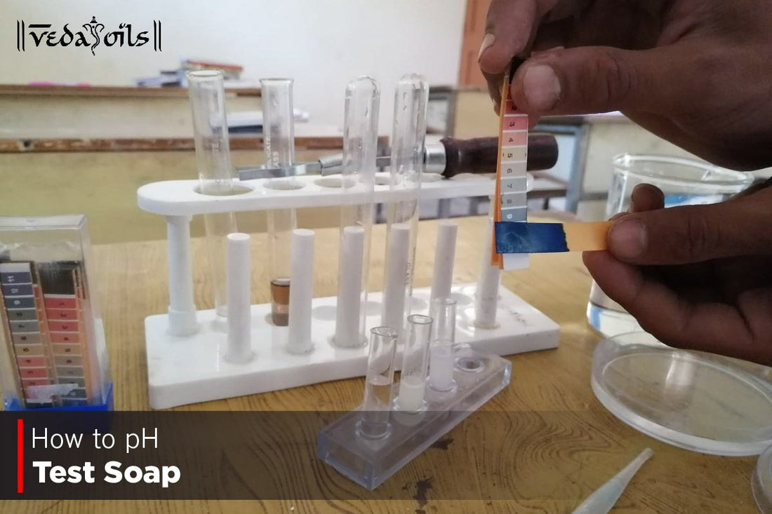 How do you pH-test a soap?
