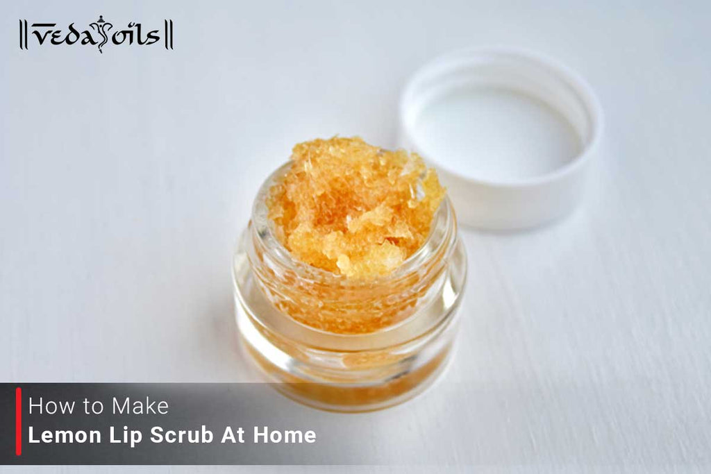 Homemade Lemon Lip Scrubs For Softer Smooth Lips VedaOils