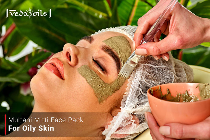 Fullers Earth Face Pack For Oily Skin - Multani Mitti for Oil Clear Skin