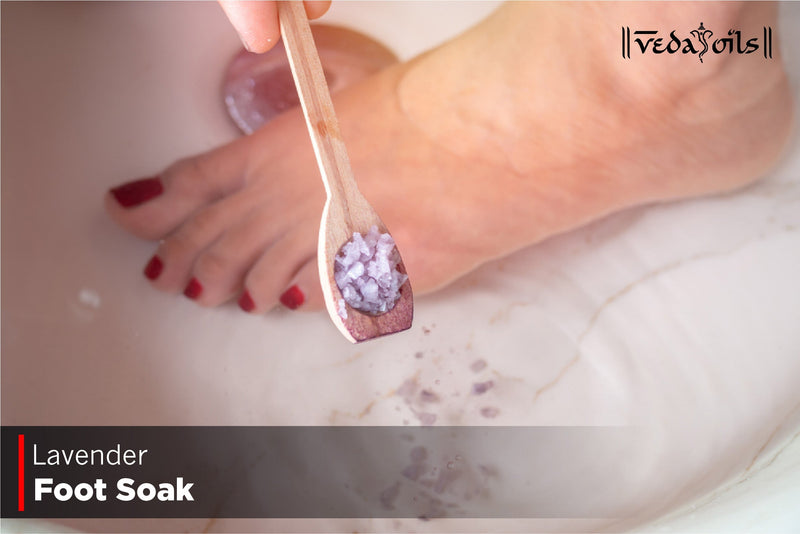 Homemade Lavender Foot Soak