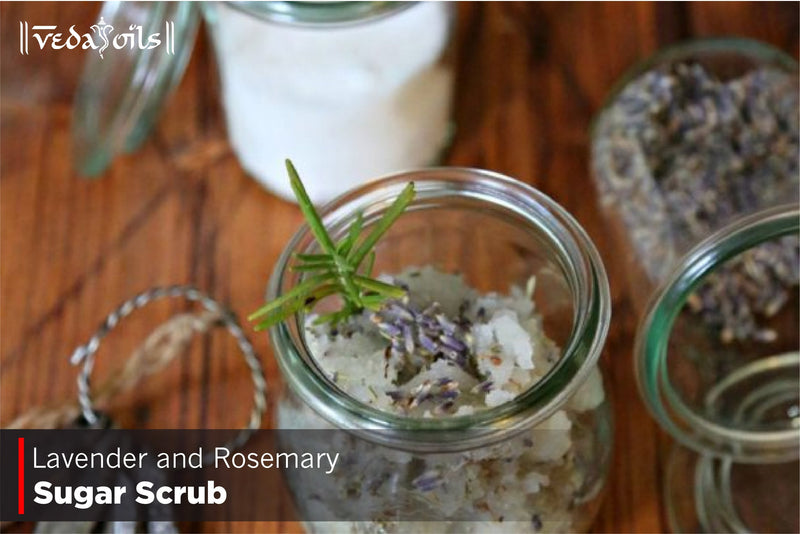 DIY Lavender & Rosemary Sugar Scrub Recipe