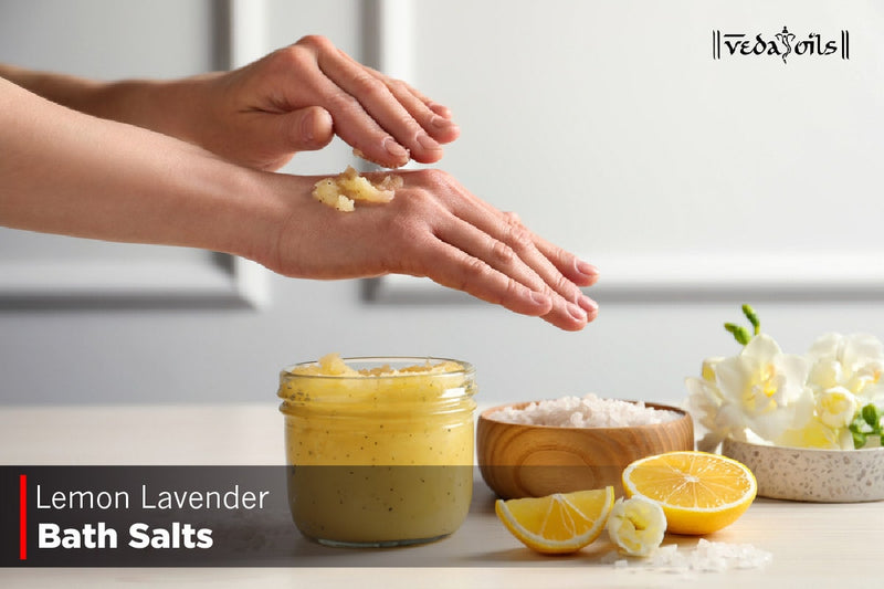 Homemade Lemon Lavender Bath Salts