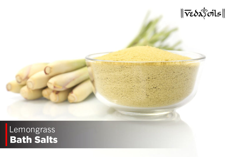 Homemade Lemongrass Bath Salts - Easy DIY Recipe