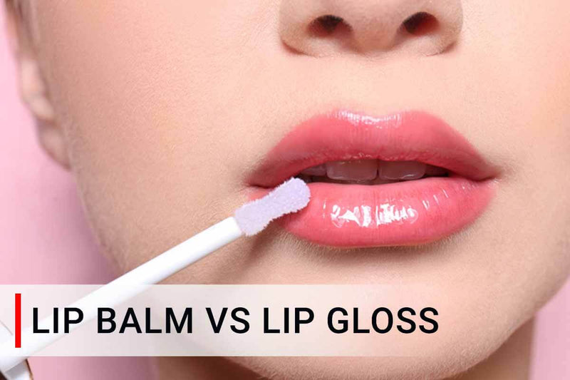 Lip Balm Vs Lip Gloss - Difference Between Lip Balm and Lip Gloss