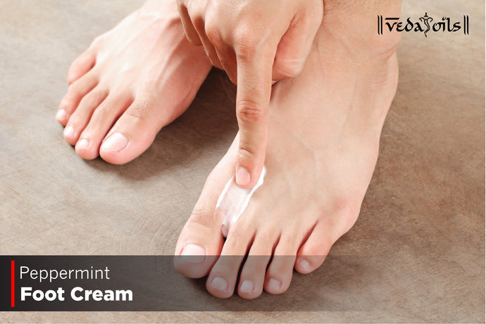 Homemade Peppermint Foot Cream