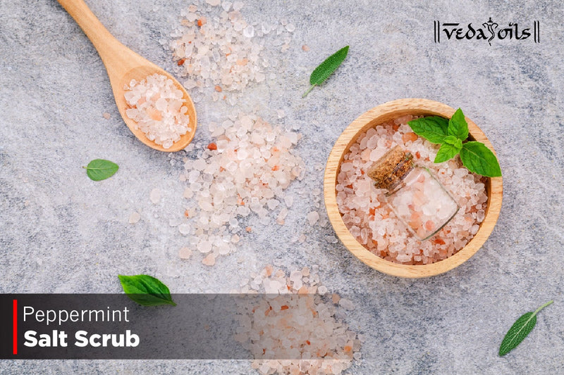 Homemade Peppermint Salt Scrubs