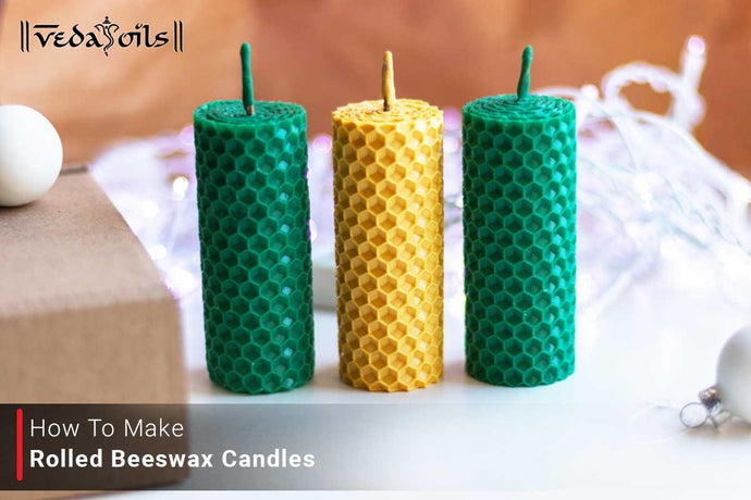 How To Make Rolled Beeswax Candles | DIY Rolled Beeswax Candles
