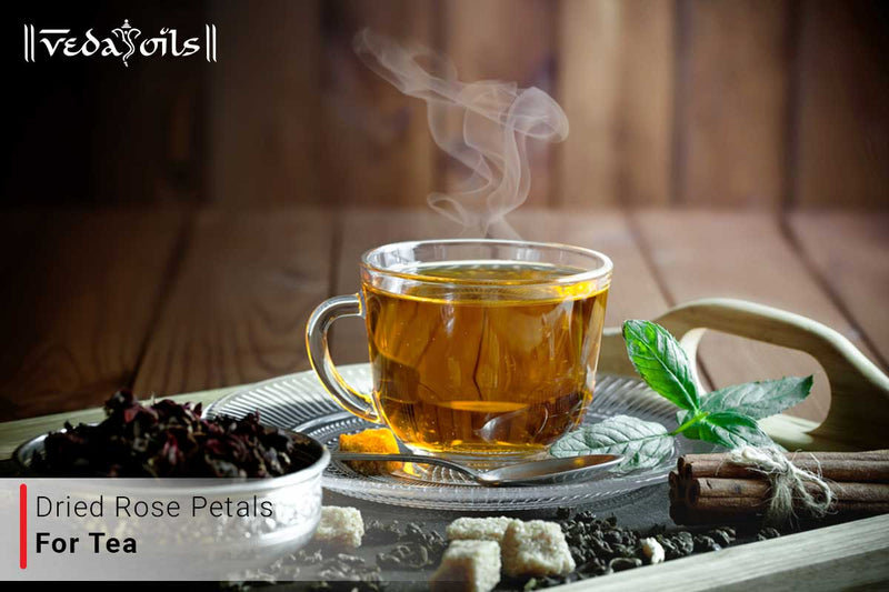 DIY Dry Rose Petal Tea - Benefits And Recipes