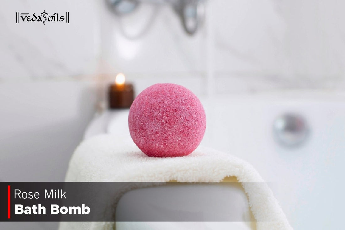 Rose Milk Bath Bomb