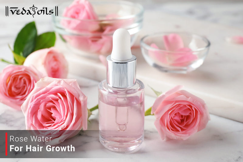 Rose Water For Hair Growth - Damaged Hair Repair