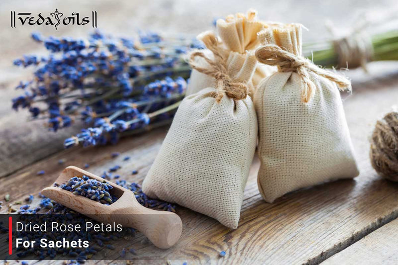 Dried Rose Petals For Sachets - Aromatic Travel Bags
