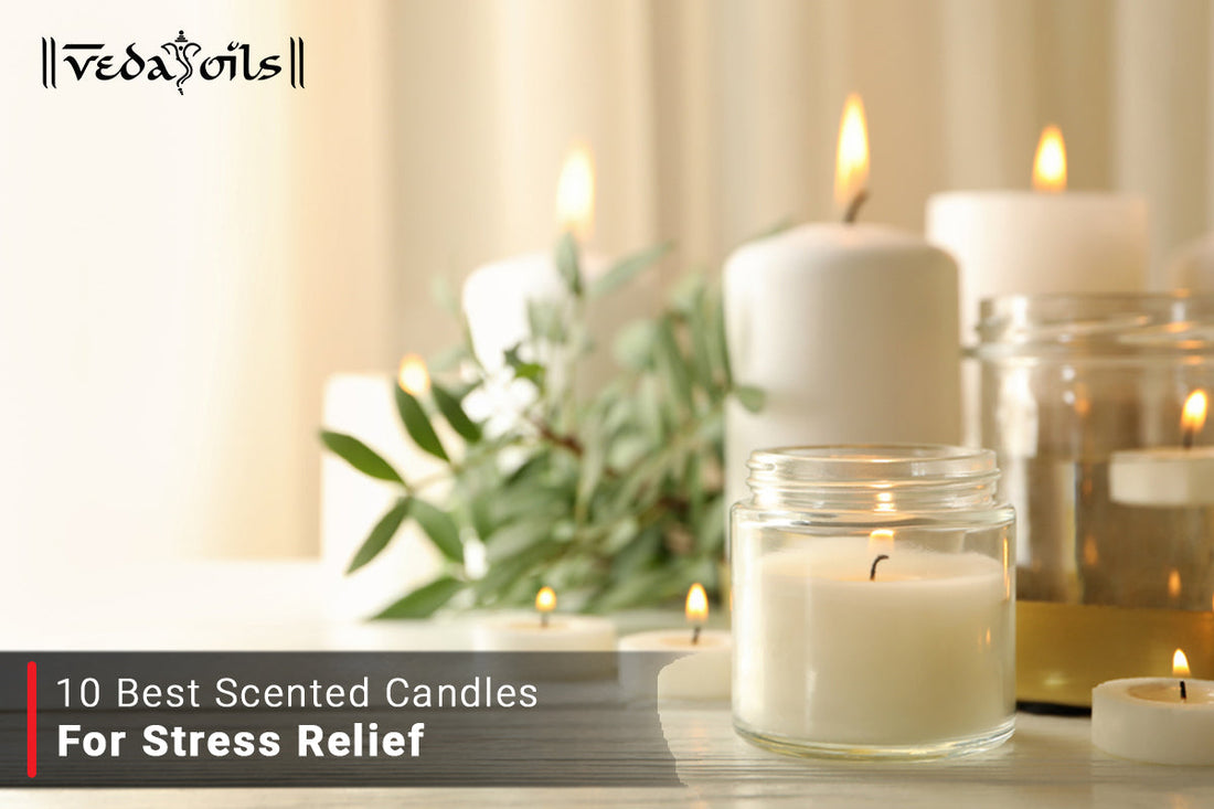 Scented candles for stress relief
